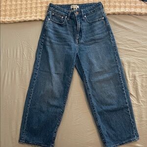 Madewell The Curvy Perfect Vintage Wide-leg Crop Jean